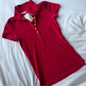 American Eagle Outfitters Red Button Down Shirt